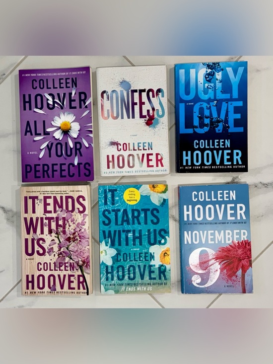 Other - Colleen Hoover Book Lot 6 Romance Novels It Ends With Us Confess Ugly Love VGUC